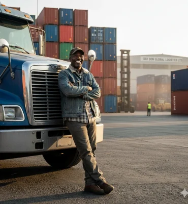 Dav Don Staff Smiling in Shipping Dock
