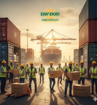 Happy Dav Don Staff Smiling in Shipping Dock